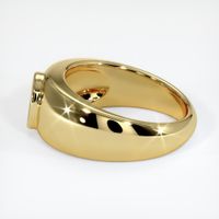 18K Yellow Gold Men's Ring Setting Image