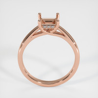 14K Rose Gold Pave Ring Setting Image