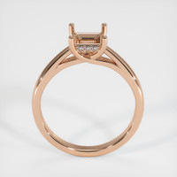 18K Rose Gold Pave Ring Setting Image