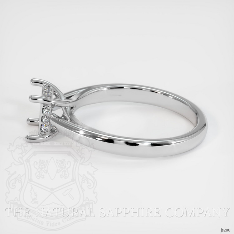 Silver Pave Ring Setting