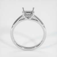 10K White Gold Pave Ring Setting Image