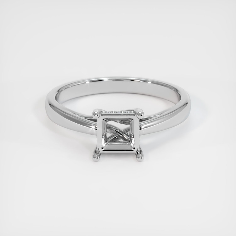 18K White Gold Pave Ring Setting