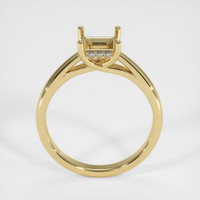 14K Yellow Gold Pave Ring Setting Image
