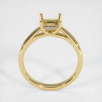 18K Yellow Gold Pave Ring Setting Image