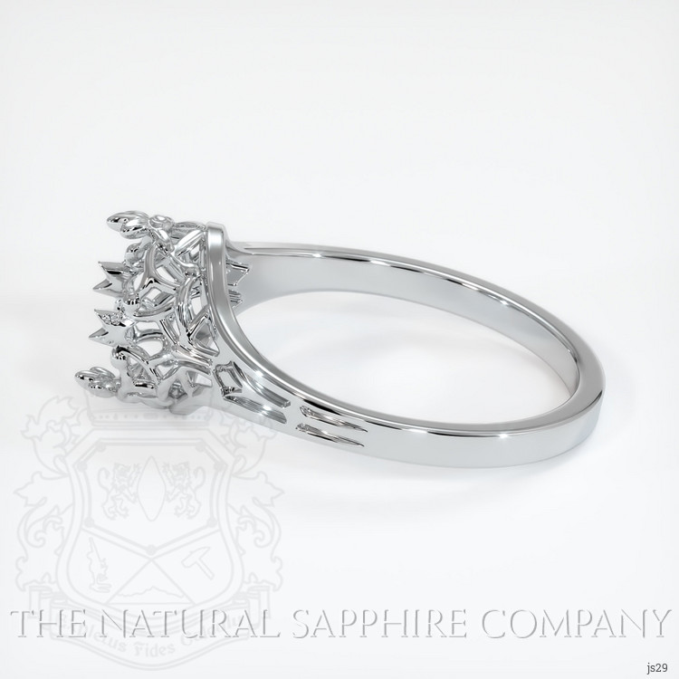 Platinum 950 Antique Style Ring Setting