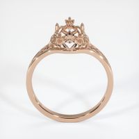 18K Rose Gold Antique Style Ring Setting Image