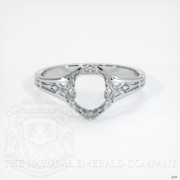 Silver Antique Style Ring Setting