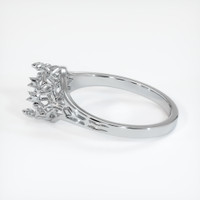 10K White Gold Antique Style Ring Setting Image