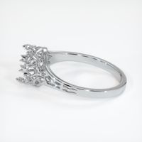 18K White Gold Antique Style Ring Setting Image
