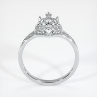 18K White Gold Antique Style Ring Setting Image