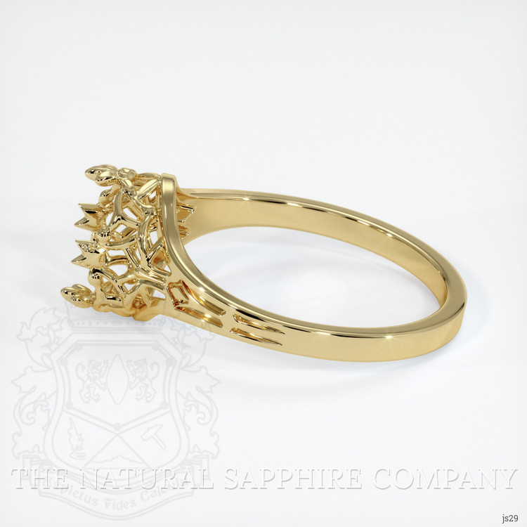 10K Yellow Gold Antique Style Ring Setting
