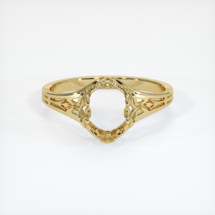 14K Yellow Gold Antique Style Ring Setting