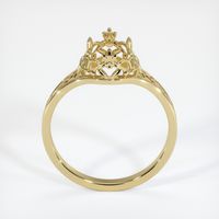 14K Yellow Gold Antique Style Ring Setting Image