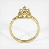 18K Yellow Gold Antique Style Ring Setting Image