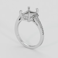 Platinum 950 Antique Style Ring Setting Image