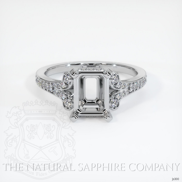 Platinum 950 Antique Style Ring Setting