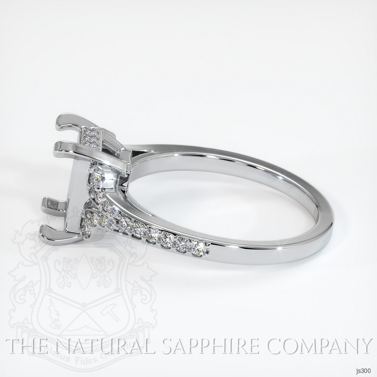 Platinum 950 Antique Style Ring Setting