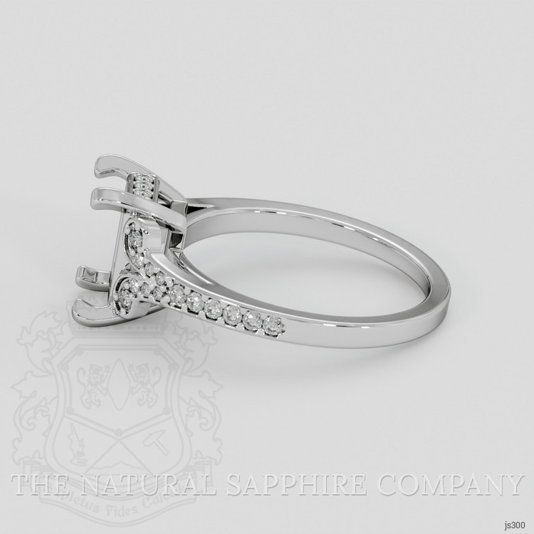 Platinum 950 Antique Style Ring Setting