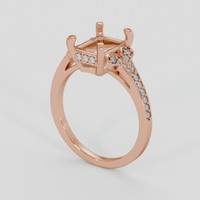 14K Rose Gold Antique Style Ring Setting Video