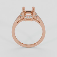 14K Rose Gold Antique Style Ring Setting Image
