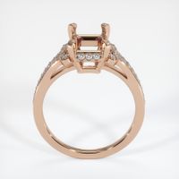 18K Rose Gold Antique Style Ring Setting Image