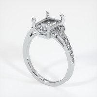 10K White Gold Antique Style Ring Setting Video