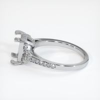 14K White Gold Antique Style Ring Setting Image