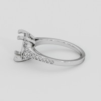 18K White Gold Antique Style Ring Setting Image
