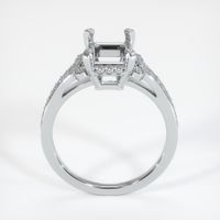 18K White Gold Antique Style Ring Setting Image