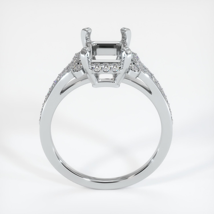 18K White Gold Antique Style Ring Setting