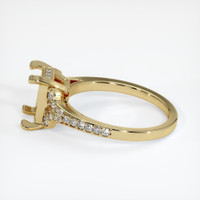 10K Yellow Gold Antique Style Ring Setting Image