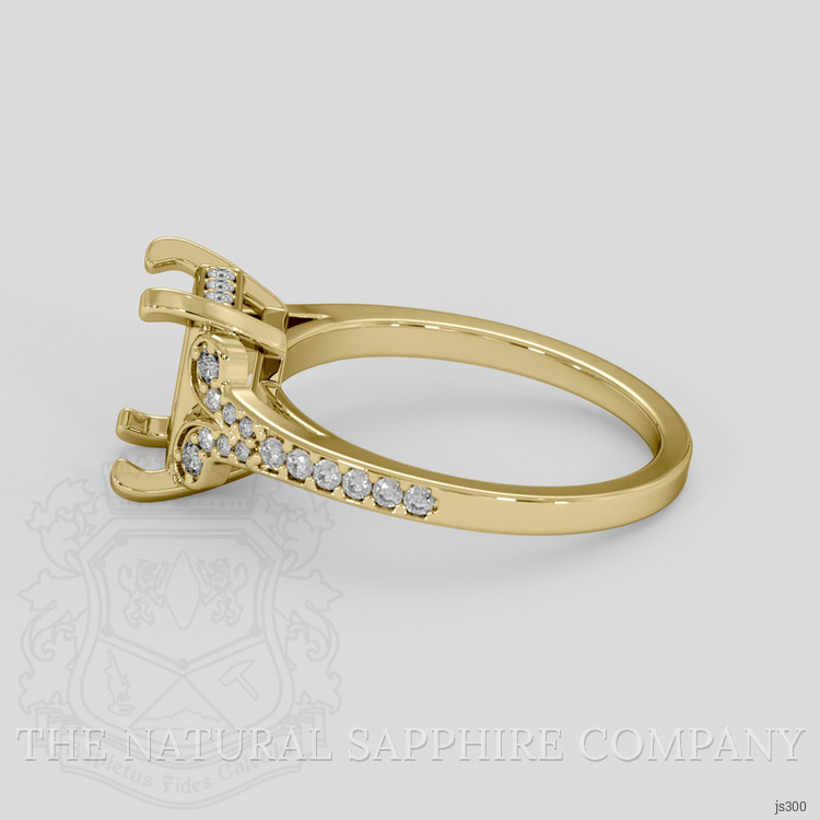 10K Yellow Gold Antique Style Ring Setting