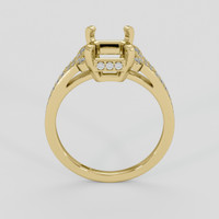 14K Yellow Gold Antique Style Ring Setting Image