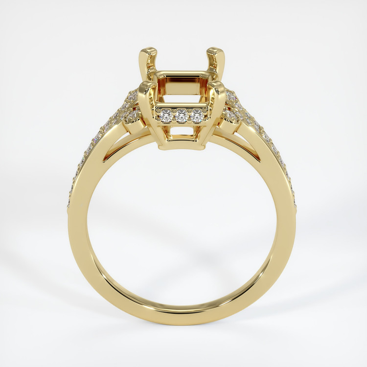 14K Yellow Gold Antique Style Ring Setting