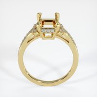 18K Yellow Gold Antique Style Ring Setting Image