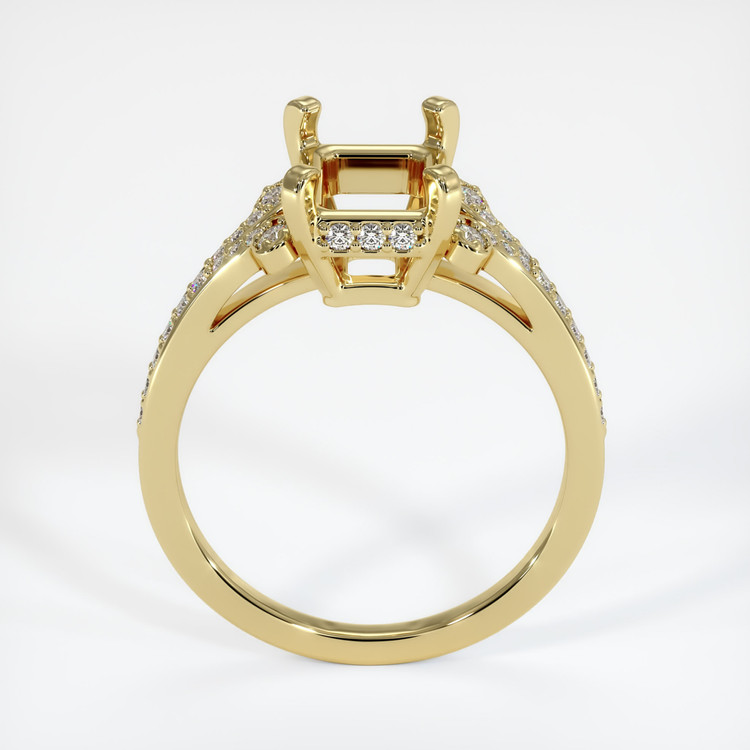 18K Yellow Gold Antique Style Ring Setting