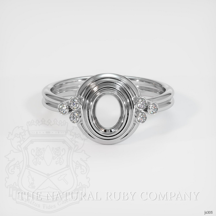 Platinum 950 Antique Style Ring Setting