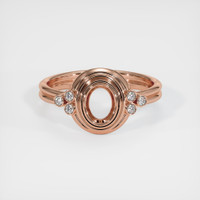 14K Rose Gold Antique Style Ring Setting Image