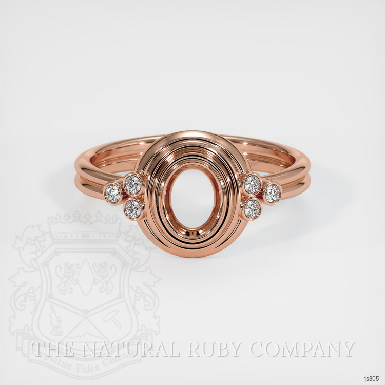 14K Rose Gold Antique Style Ring Setting