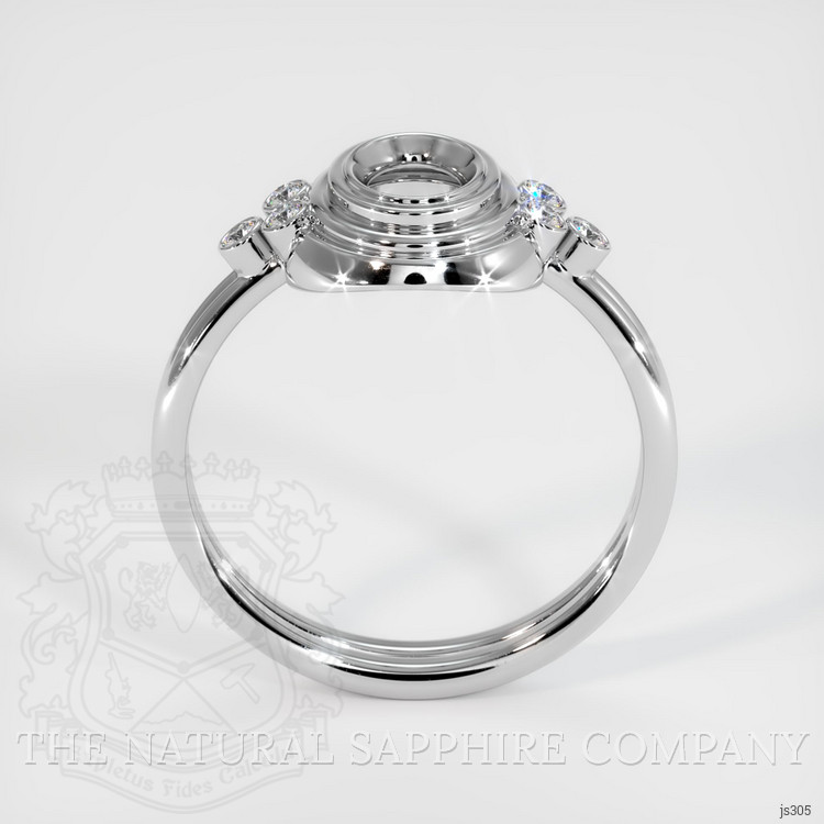 Silver Antique Style Ring Setting