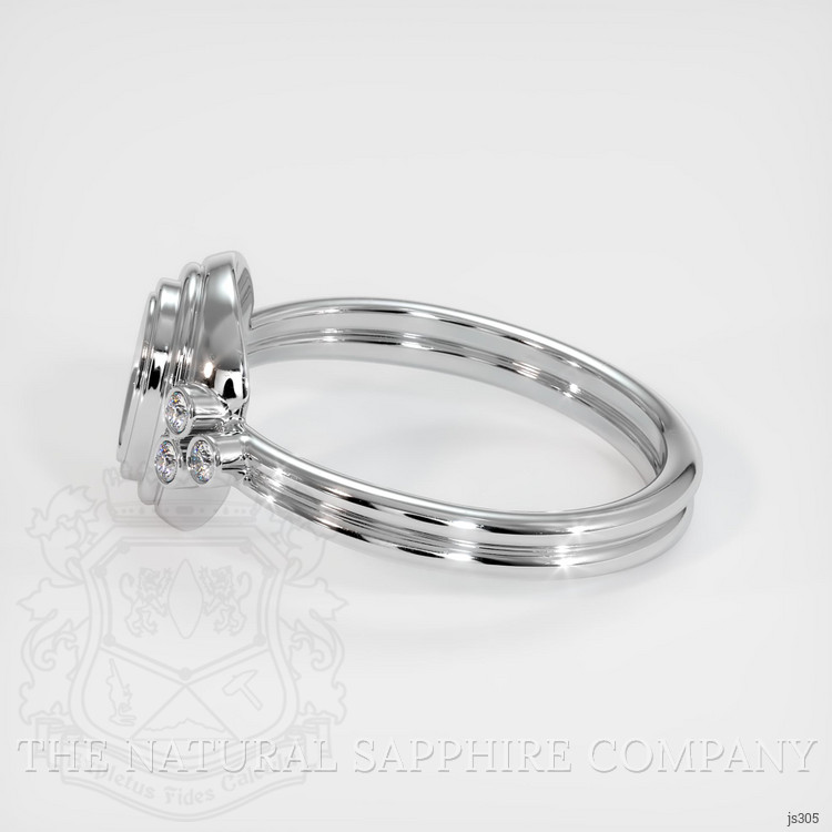10K White Gold Antique Style Ring Setting