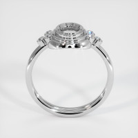 10K White Gold Antique Style Ring Setting Image