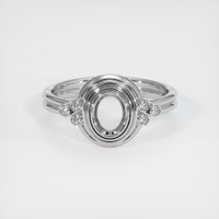 18K White Gold Antique Style Ring Setting Image