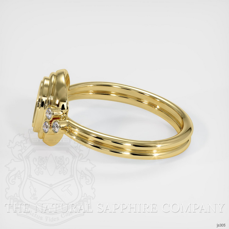 18K Yellow Gold Antique Style Ring Setting