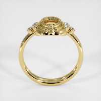 18K Yellow Gold Antique Style Ring Setting Image