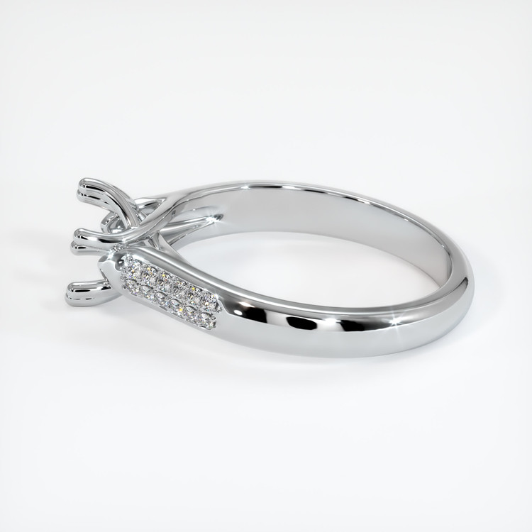 Platinum 950 Pave Ring Setting