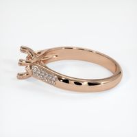 18K Rose Gold Pave Ring Setting Image