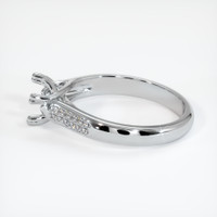 Silver Pave Ring Setting Image