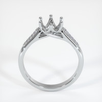 Silver Pave Ring Setting Image