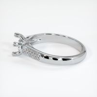 14K White Gold Pave Ring Setting Image